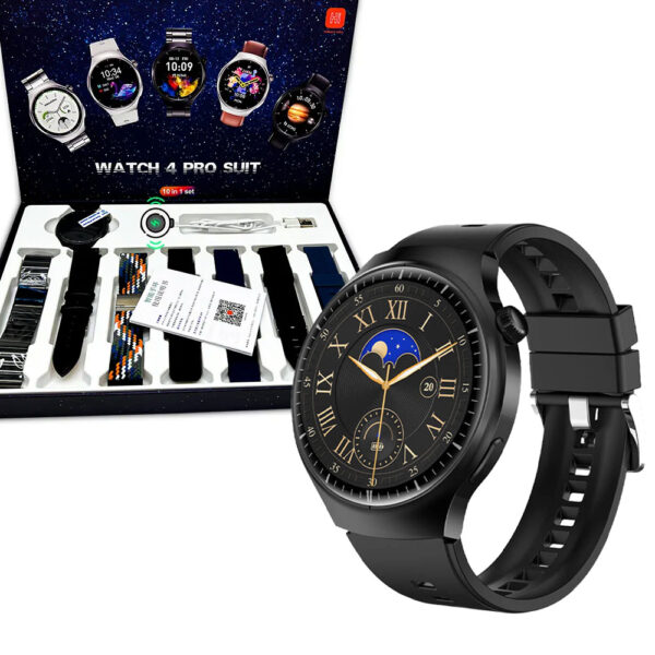 Watch 4 Pro Smartwatch – HD Display, Health Tracking, 7 Straps | HiWatchPro