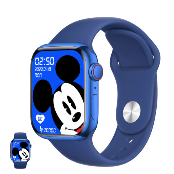 Watch 9 Max Series 9 Smartwatch (2.19" IPS Display, 22mm Strap, Laxasfit App) – Navy Blue