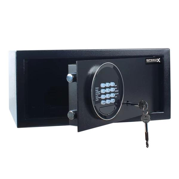 SpeedX SP-SF101 Steel Plate Security Safe Lock with High Protection Alarm System (H200×W430×D360mm)