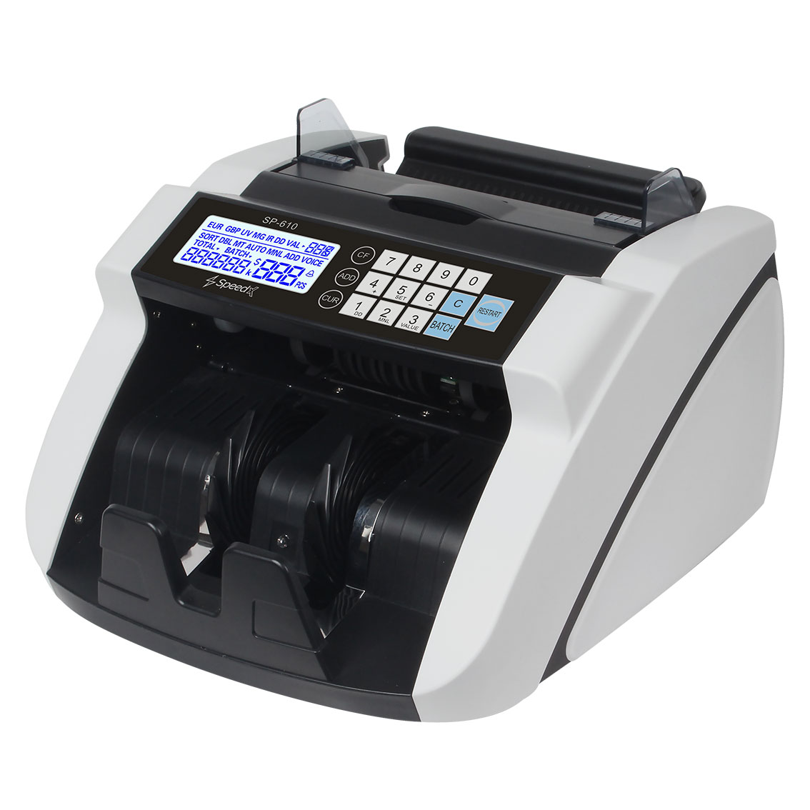 SpeedX SP-610 Advanced Cash Counter Machine – Fast, Reliable with Fake-Note Detection