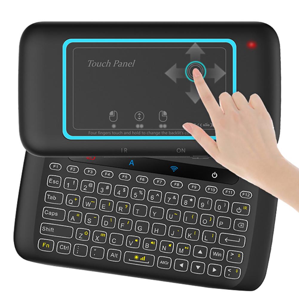 H20 Universal Mini Wireless Keyboard with Backlight Touchpad & Air Mouse Controller - Image 2
