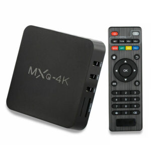 Smart Box MXQ 4K Quad Core TV Box – 1GB RAM + 8GB Storage, High-Performance Streaming Device