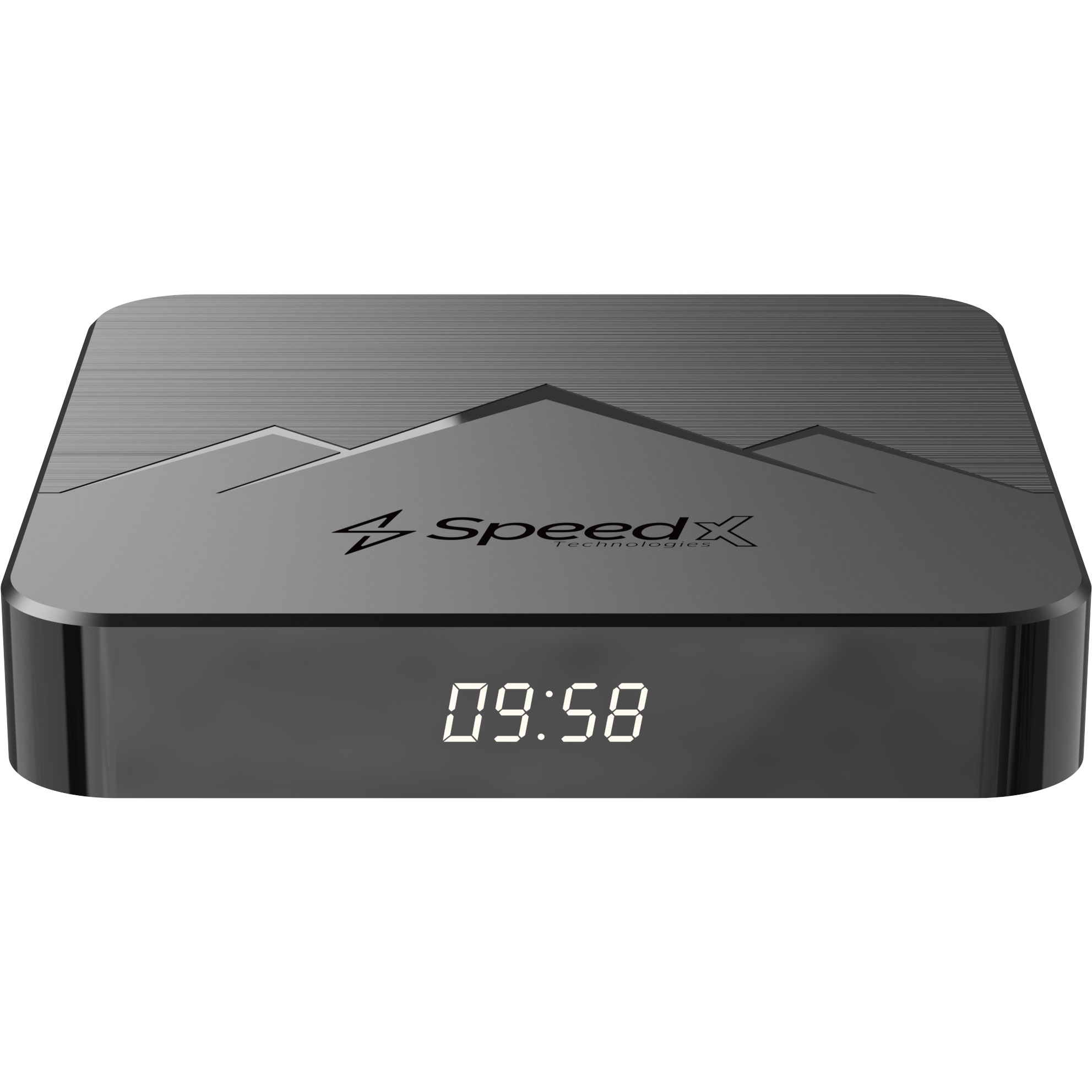 Speedx W30 Plus Zeon 4K Smart TV Box – Quad-Core ARM Cortex A53, Android 14.0, Dual WiFi, 4GB RAM + 64GB Storage, Air Mouse with Voice Control