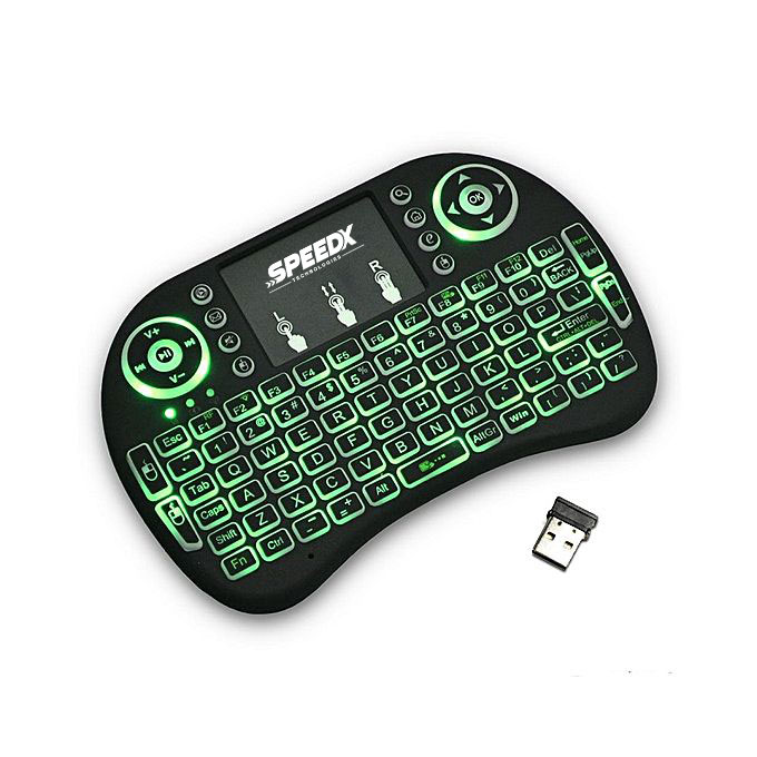 Speedx RF-500 Mini Wireless Touchpad Keyboard & Mouse with Backlight - Image 2