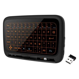 H18+ 2.4GHz Wireless Keyboard – Full Touchpad with Backlight, Compact and Portable