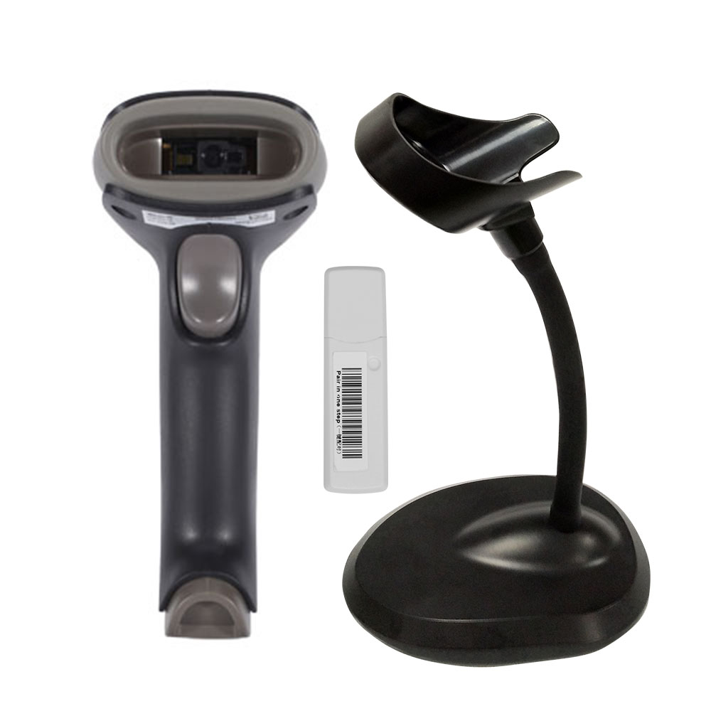 Speed-x 60D 2D Wireless 2.4GHz Barcode Scanner – With Stand, Fast and Reliable Scanning