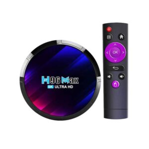 H96 Max Android TV Box – LED/LCD Compatible, Android 13.0, 4GB RAM + 64GB Storage, 4K Smart Streaming