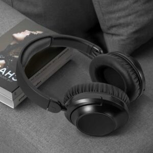 NIA J1 ANC Over Ear Bluetooth 5.0 Wireless Headphone Black