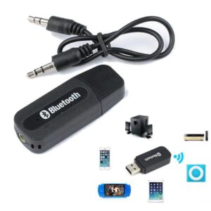 USB Bluetooth Music Receiver Wireless Audio Adapter for Speakers and Car Stereo