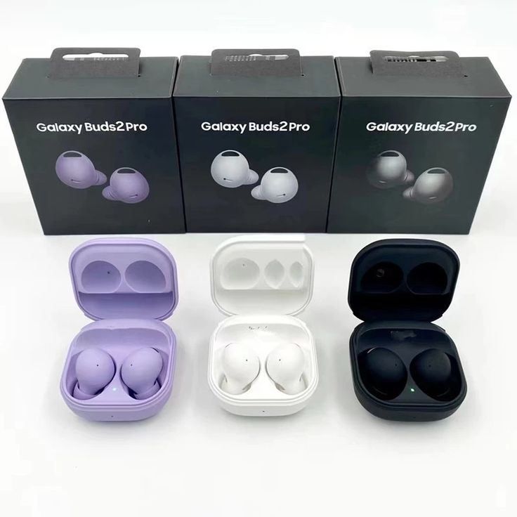 Samsung Galaxy Buds 2 Pro β Unique True Wireless Earbuds White Black Purple