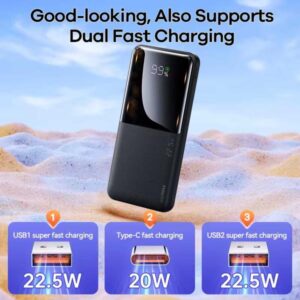 Remax RPP-622 power bank 10000mAh 22.5W fast charging PD QC black