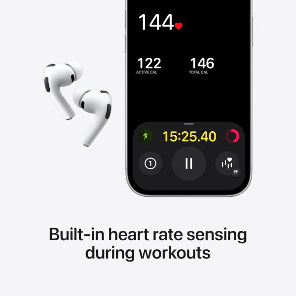 APPLE AIRPODS PRO 3 ANC (3RD GENERATION) BT 5.3 HIGH QUALITY WITH USB-C CHARGING - Image 2