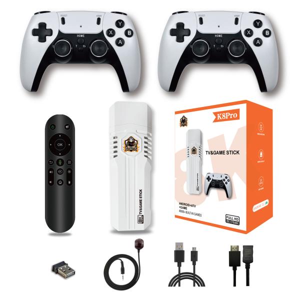 K8 Pro 40000+ Games 8K HD TV Classic Game Stick android12.1 With Console Wireless 2.4G - Image 4